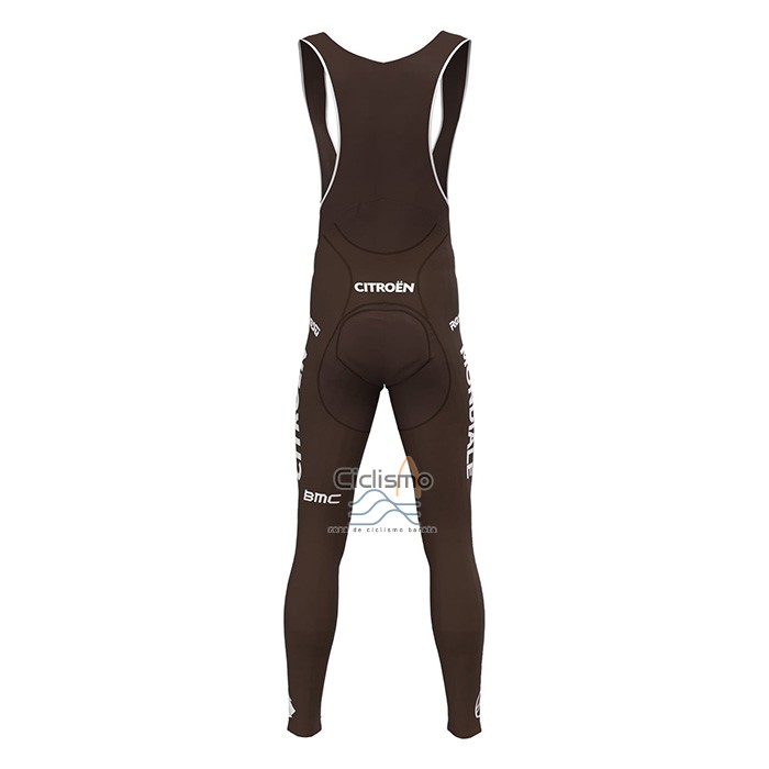 Ag2r Citroen Team Ropa Ciclismo Culotte Largo 2022 Mangas Largas Blanco